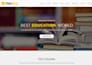 design wix tutoring website test prep online course website